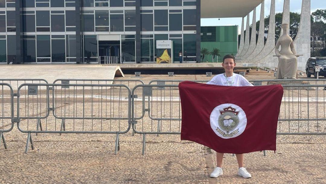 Aluno de Imbuia participa de Conferência Nacional do Meio Ambiente, em Brasília 
